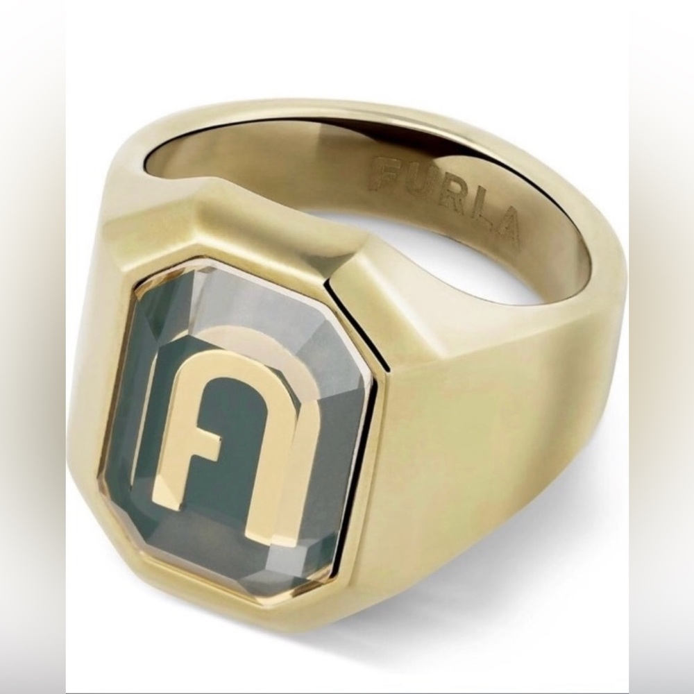 EUC Furla Octagonal Ring - All Inclusion